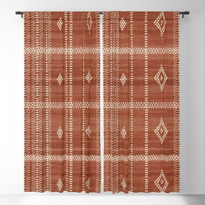 Musa in Rust Window Curtain Gallery Image 1