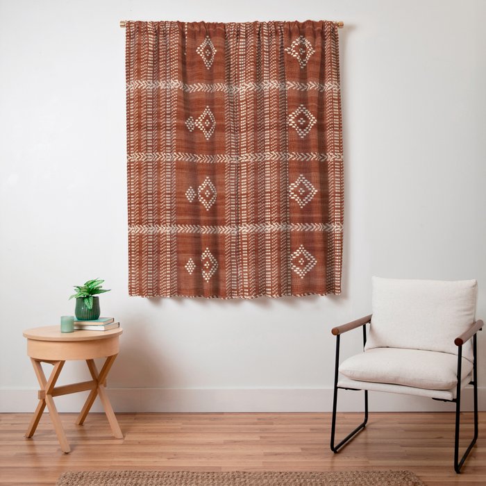 Musa in Rust Window Curtain Gallery Image 3