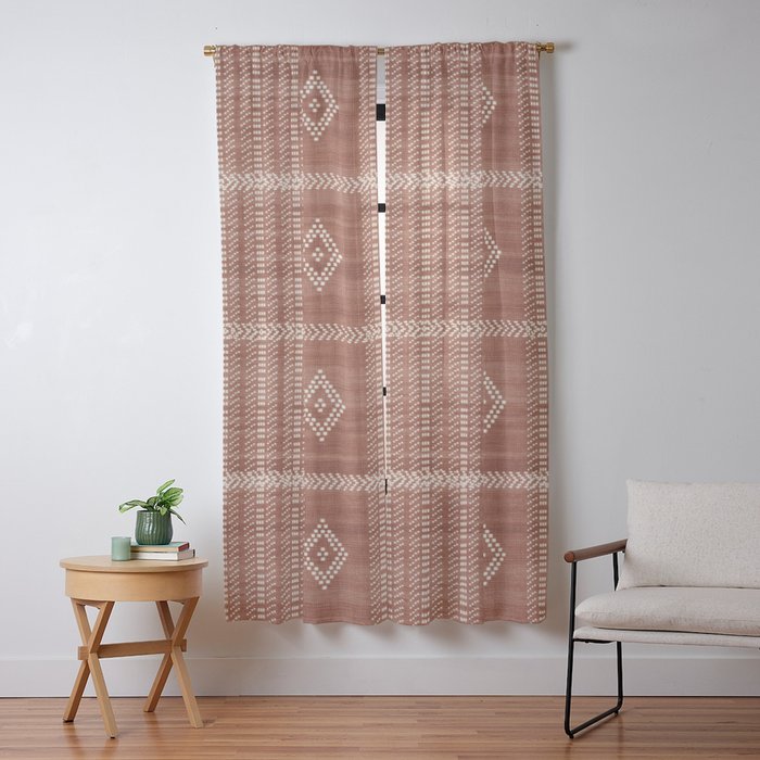 Musa in Rust Window Curtain Gallery Image 9