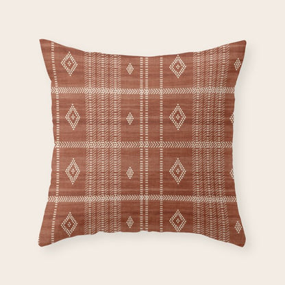 Musa in Rust Throw Pillow Gallery Image 6