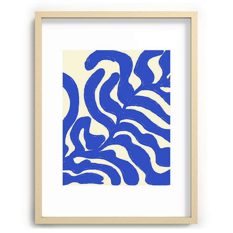 matisse blue leaves Framed Art Print Gallery Image 99