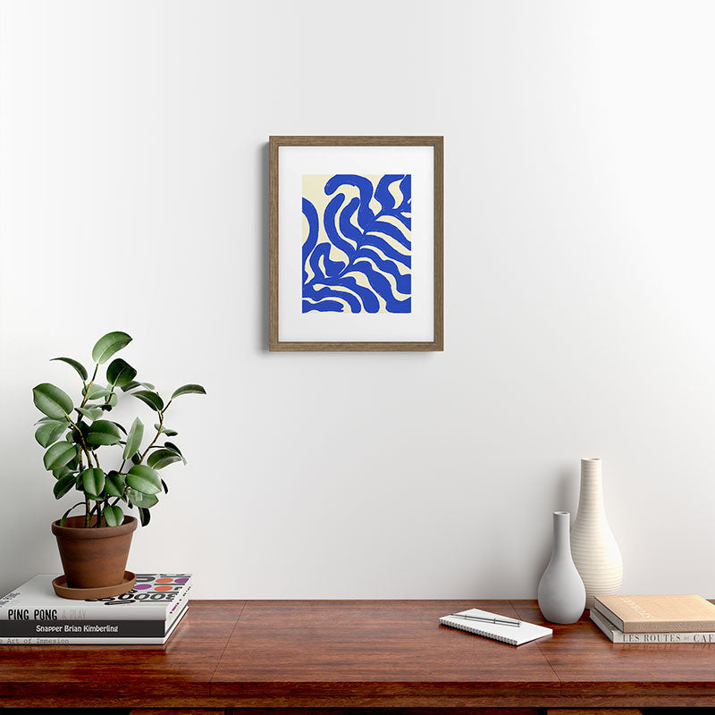 matisse blue leaves Framed Art Print Gallery Image 15