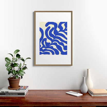 matisse blue leaves Framed Art Print Gallery Image 18