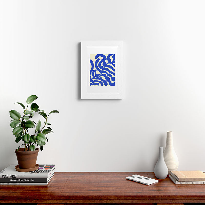 matisse blue leaves Framed Art Print Gallery Image 72