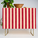 STRIPES 001 L - Tomato Credenza Gallery Image 1