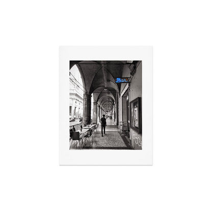 Black and white Bologna Street Photography Art Print Gallery Image 2