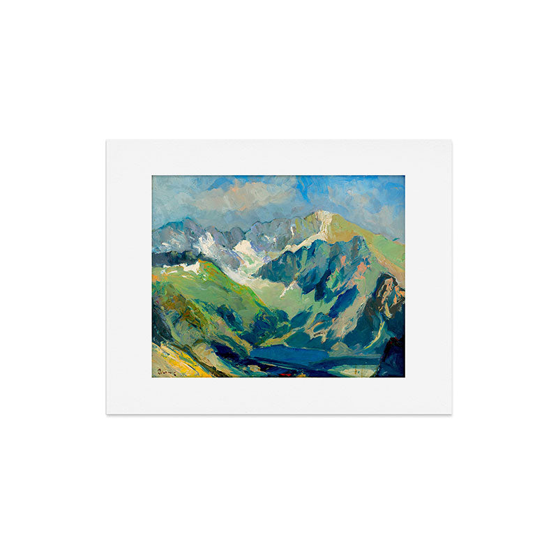 Mountain Landscape Oil Painting Art Print Gallery Image 4