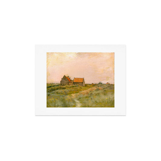 october day antique oil painting Art Print Gallery Image 2