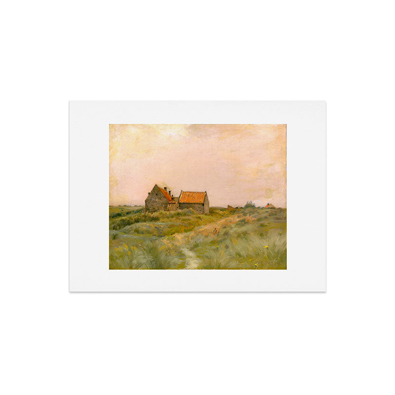 october day antique oil painting Art Print Gallery Image 6