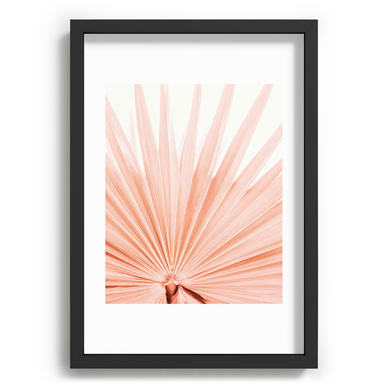 Blush Pink Fan Palm Framed Art Print Gallery Image 59