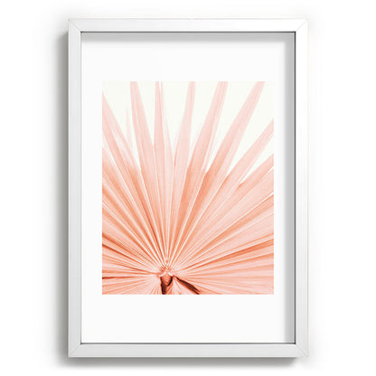 Blush Pink Fan Palm Framed Art Print Gallery Image 77