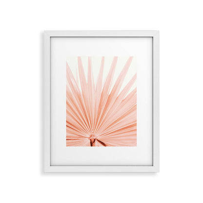 Blush Pink Fan Palm Framed Art Print Gallery Image 26
