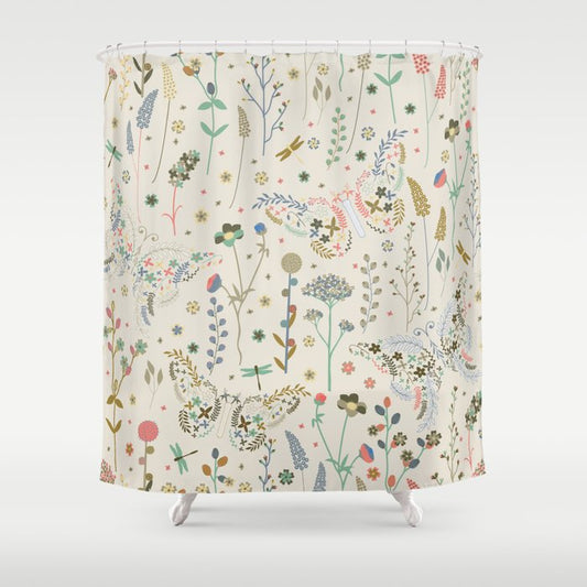 Wildflower Meadow Shower Curtain Gallery Image 1