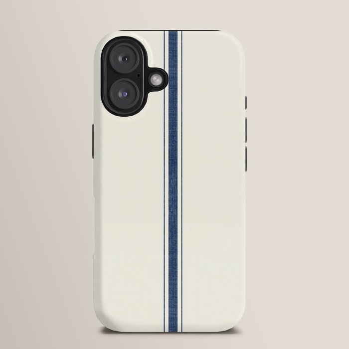 Farmhouse Stripe in Navy Blue iPhone Case Gallery Image 13