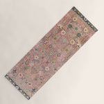 Rose Petag Tabriz Antique Persian Yoga Mat Gallery Image 1