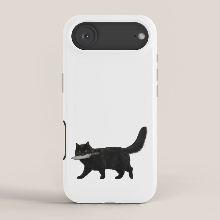 Knife Cat iPhone Case Gallery Image 2