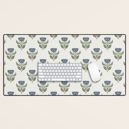 Stamped Floral Desk Mat Gallery Image 1