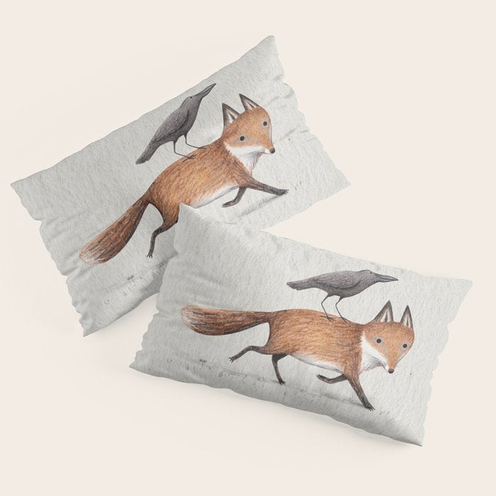 Fox & Crow - Piggyback Pillow Sham Gallery Image 2
