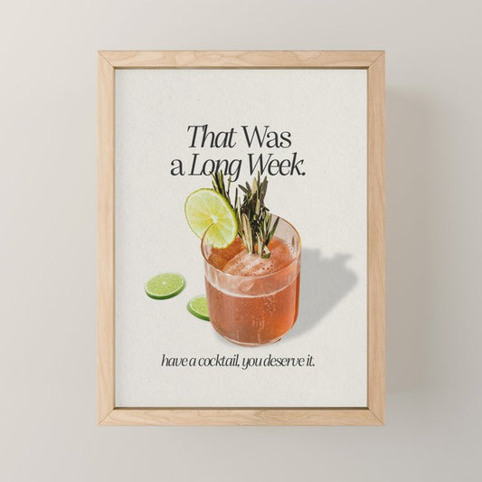 Have a Cocktail Mini Art Print Gallery Image 1