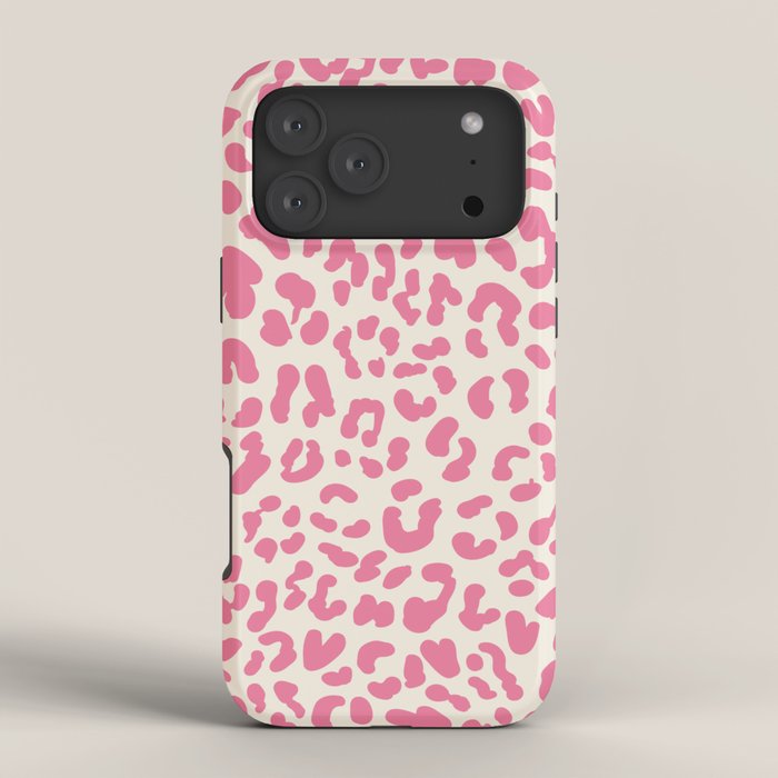 Pink Leopard Print iPhone Case Gallery Image 4