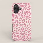 Pink Leopard Print iPhone Case Gallery Image 1