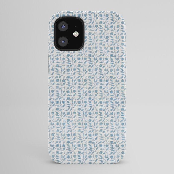 William Morris Vintage Rosehip Mineral Blue iPhone Case Gallery Image 42