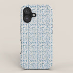 William Morris Vintage Rosehip Mineral Blue iPhone Case Gallery Image 1
