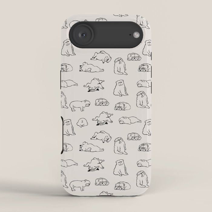 More Sleep English Bulldog iPhone Case Gallery Image 2