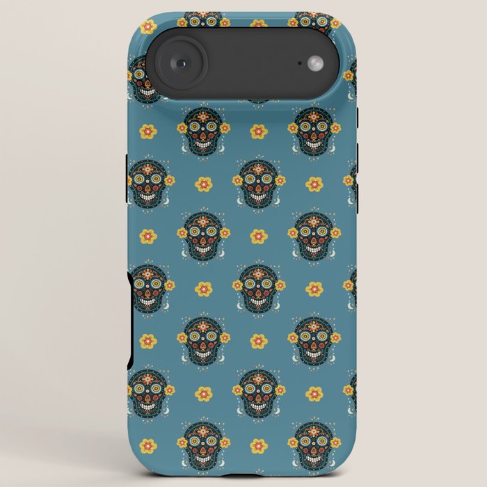 Happy Haunting | Day of Dead Skull iPhone Case Gallery Image 6