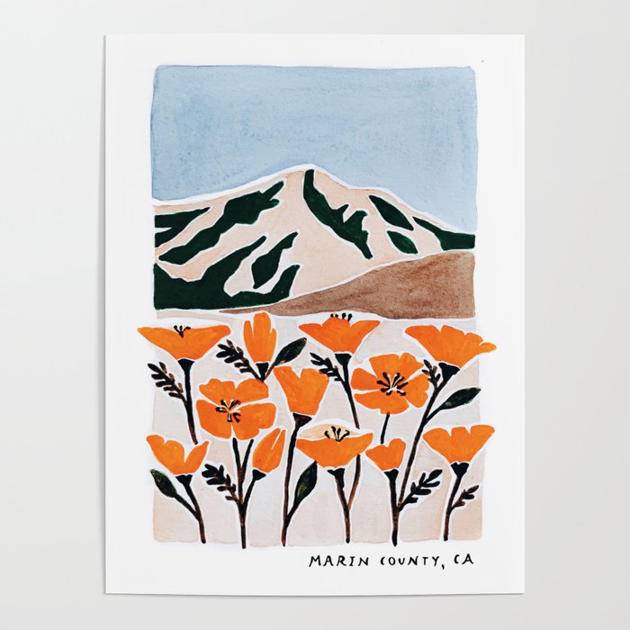 Marin County Print Poster Gallery Image 3