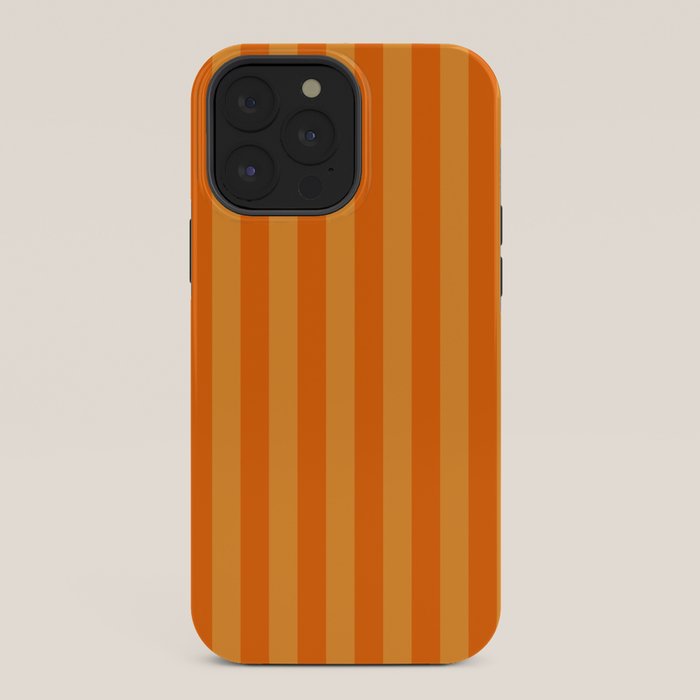Orange Stripes Vertical Stripe Pattern iPhone Case Gallery Image 36