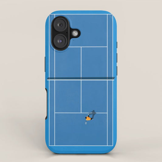 Australian Open Grand Slam | Blue Tennis Court iPhone Case Gallery Image 1