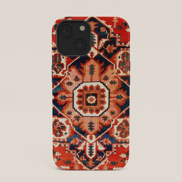 Heriz Serapi Azerbaijan Antique Persian Rug Print iPhone Case Gallery Image 33
