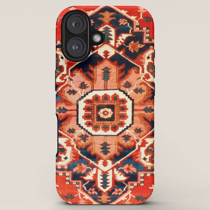 Heriz Serapi Azerbaijan Antique Persian Rug Print iPhone Case Gallery Image 5