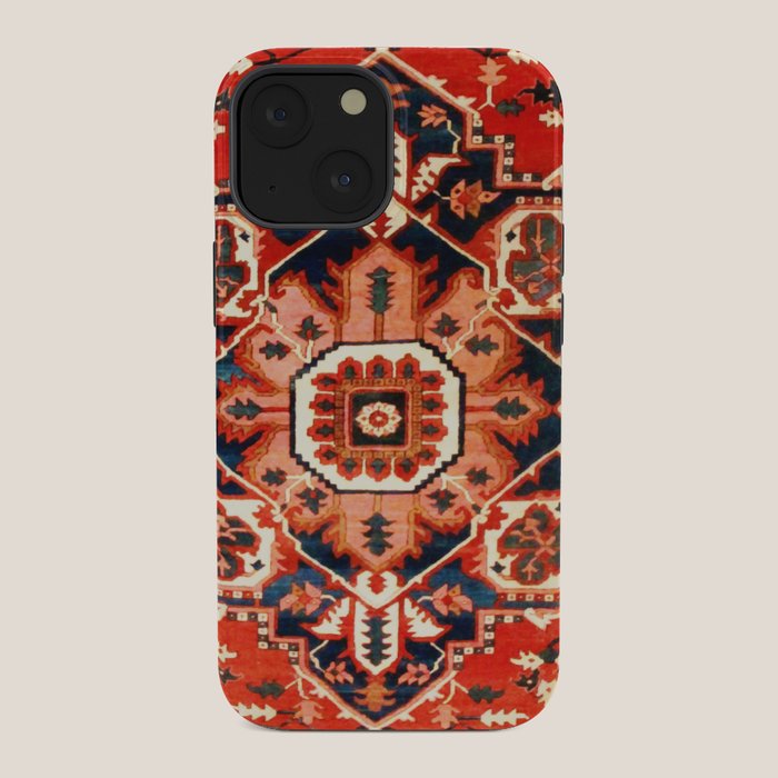 Heriz Serapi Azerbaijan Antique Persian Rug Print iPhone Case Gallery Image 34