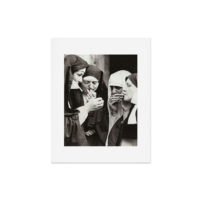 Nuns Smoking Art Print Gallery Image 4