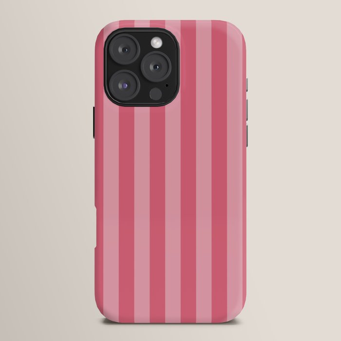 Large Nantucket Red Cabana Tent Stripes iPhone Case Gallery Image 16