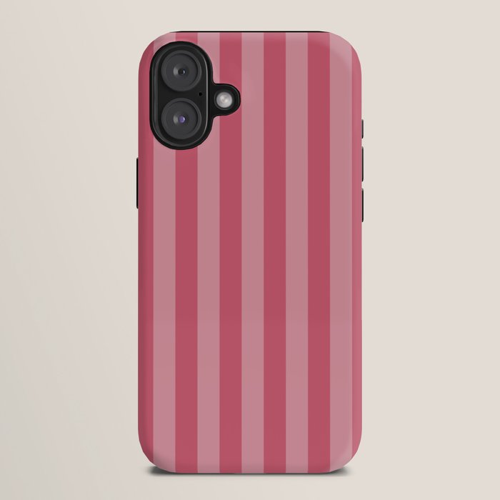 Large Nantucket Red Cabana Tent Stripes iPhone Case Gallery Image 10