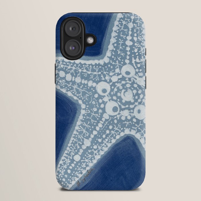 Starfish Blue and White iPhone Case Gallery Image 10