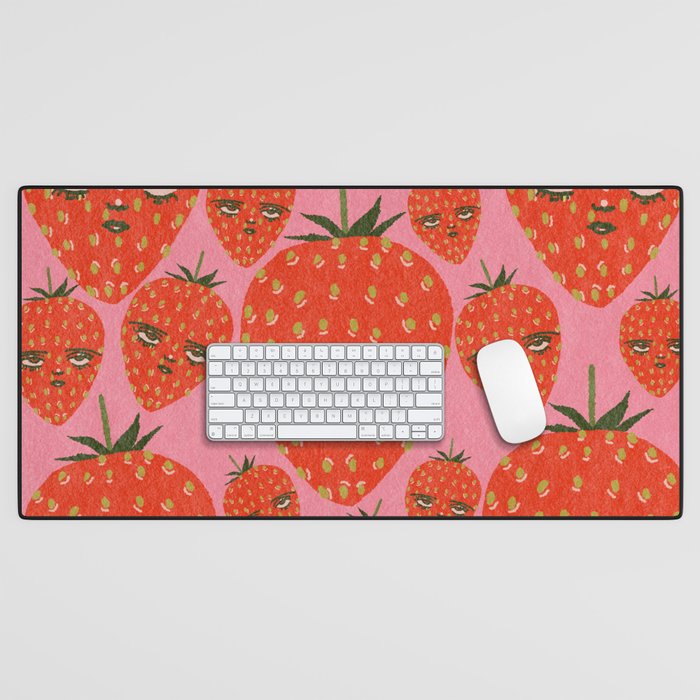 Unimpressed Strawberry Desk Mat Gallery Image 1