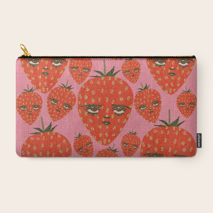Unimpressed Strawberry Carry All Pouch Gallery Image 2