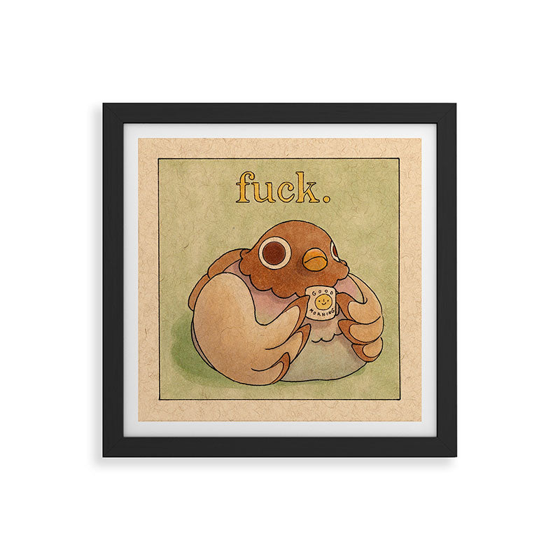 'Fuck' Pigeon 06 Framed Art Print Gallery Image 14