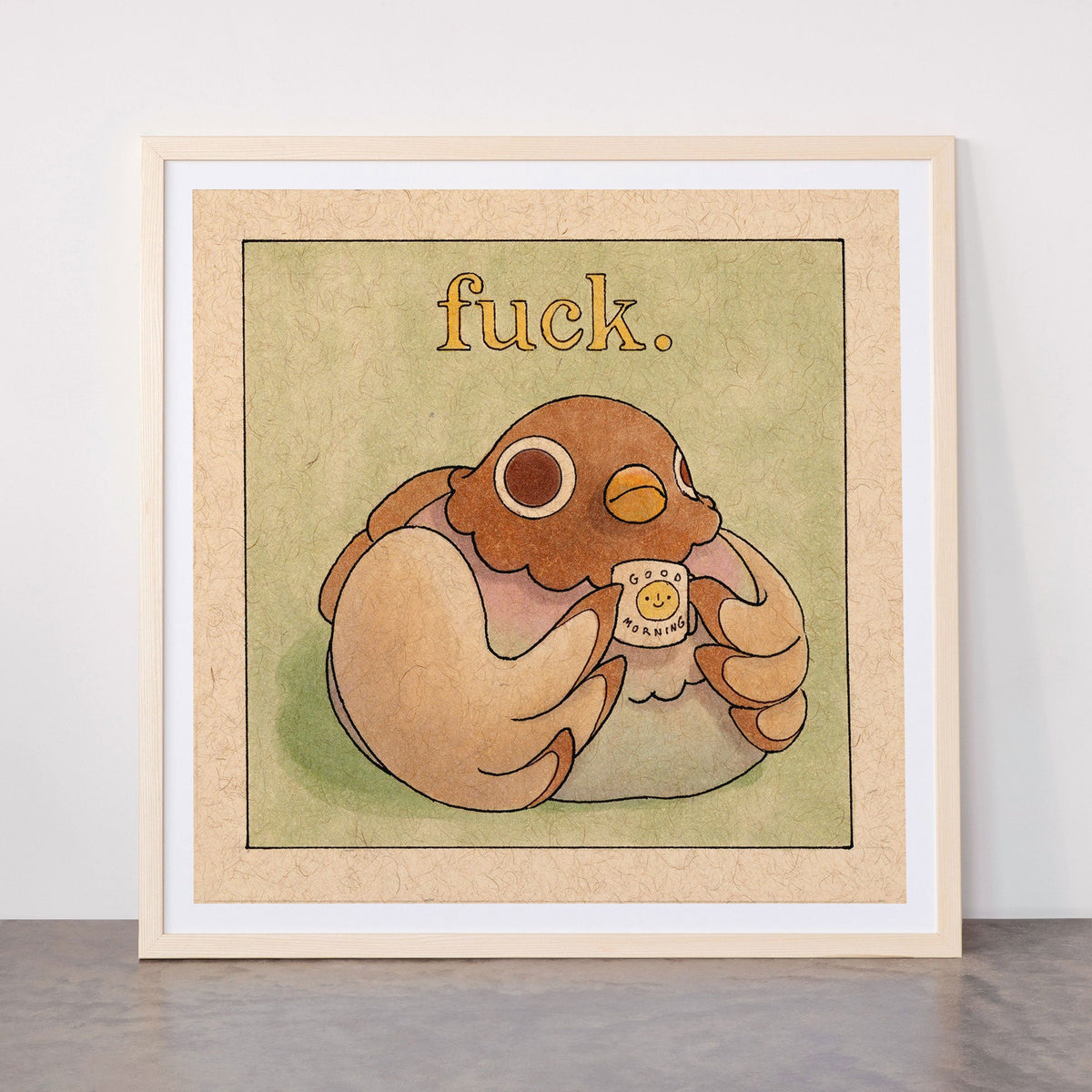 'Fuck' Pigeon 06 Framed Art Print Gallery Image 21