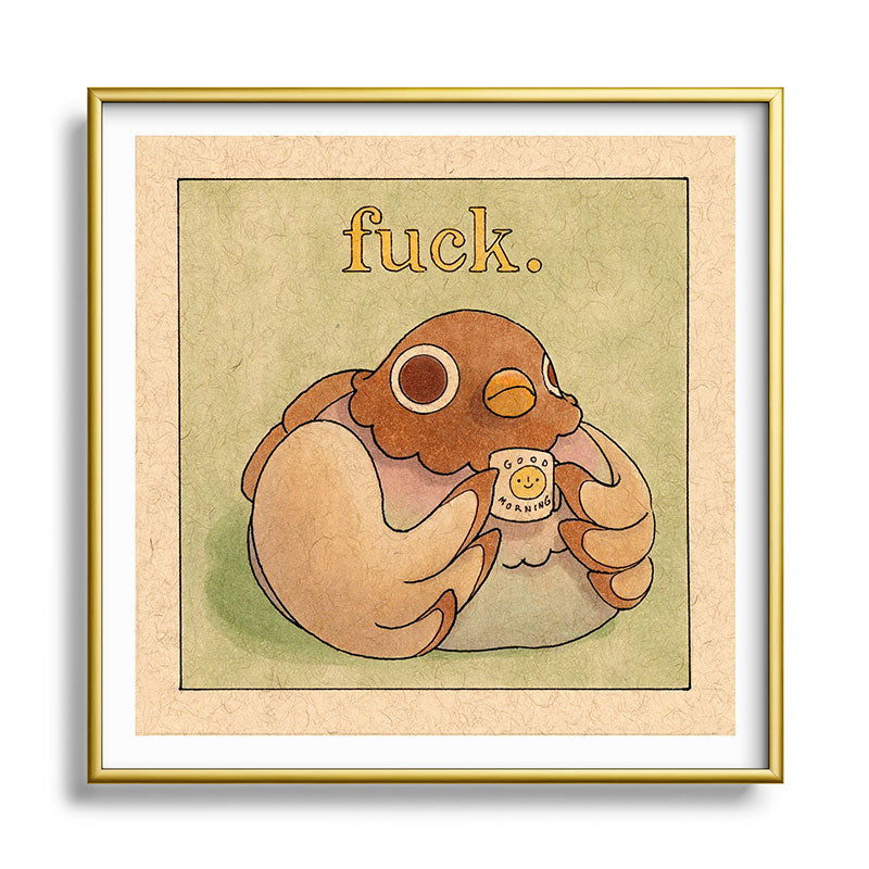 'Fuck' Pigeon 06 Framed Art Print Gallery Image 36