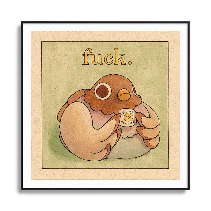 'Fuck' Pigeon 06 Framed Art Print Gallery Image 34