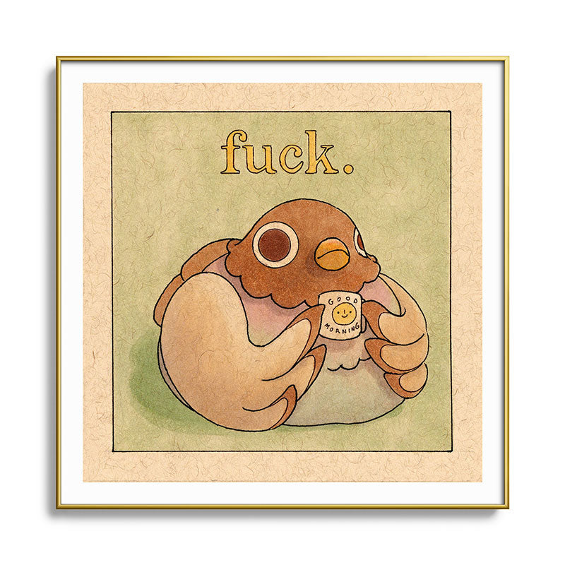 'Fuck' Pigeon 06 Framed Art Print Gallery Image 37