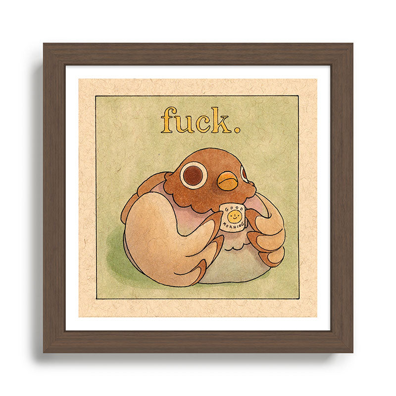 'Fuck' Pigeon 06 Framed Art Print Gallery Image 4