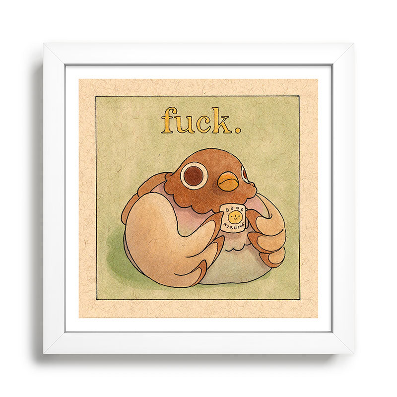 'Fuck' Pigeon 06 Framed Art Print Gallery Image 10