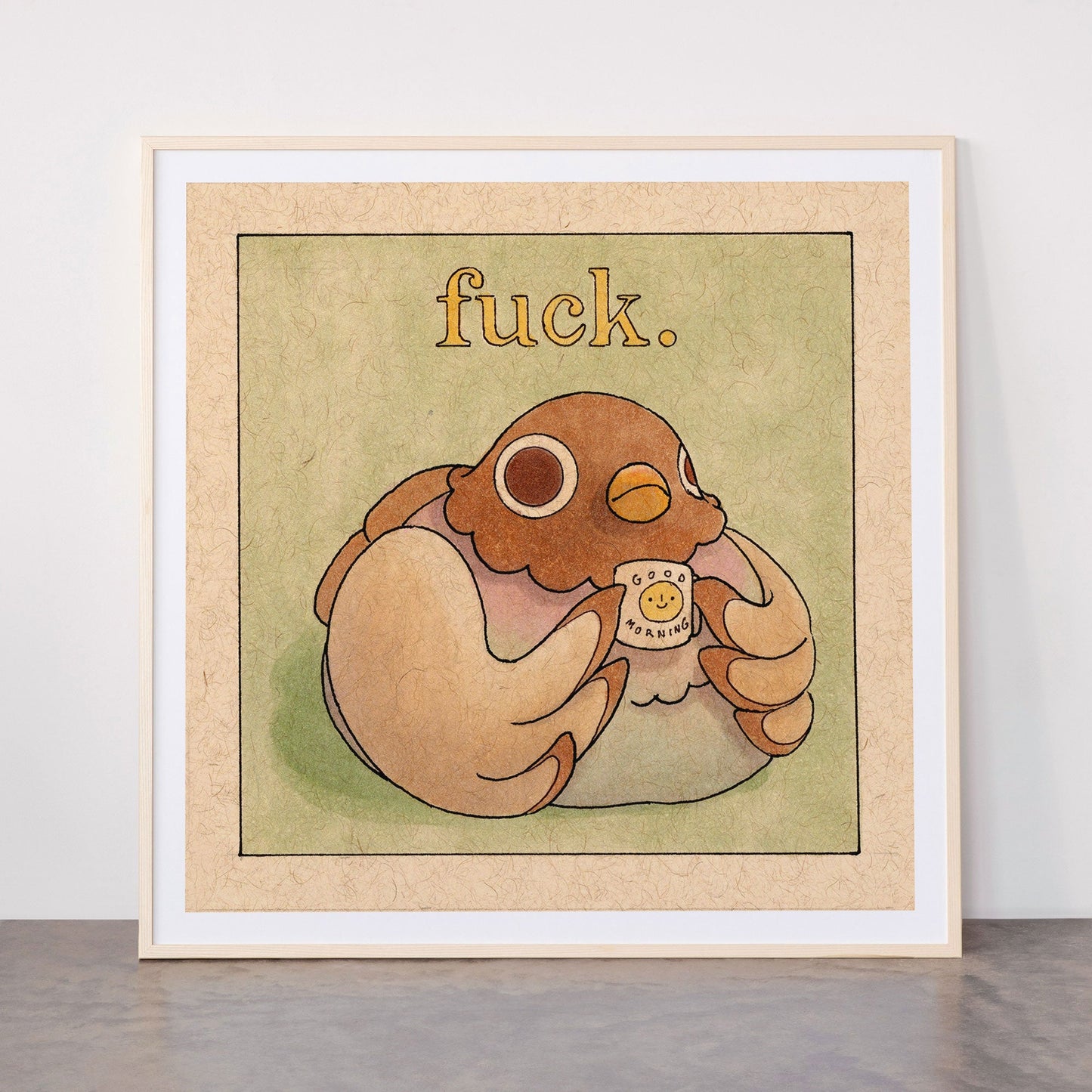'Fuck' Pigeon 06 Framed Art Print Gallery Image 9