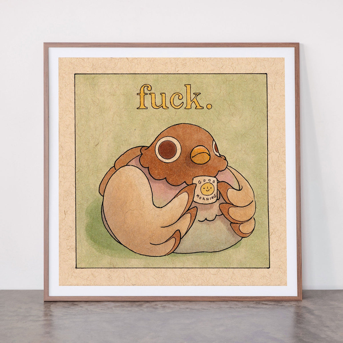 'Fuck' Pigeon 06 Framed Art Print Gallery Image 6